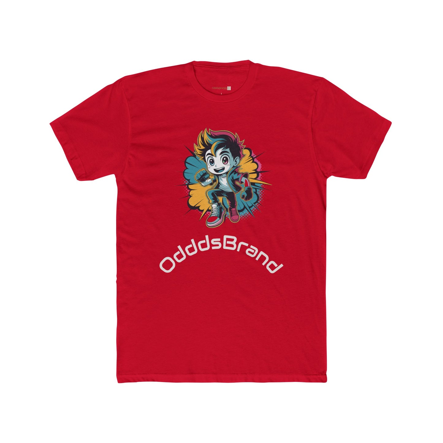 Colorful Graphic Unisex Cotton Crew Tee