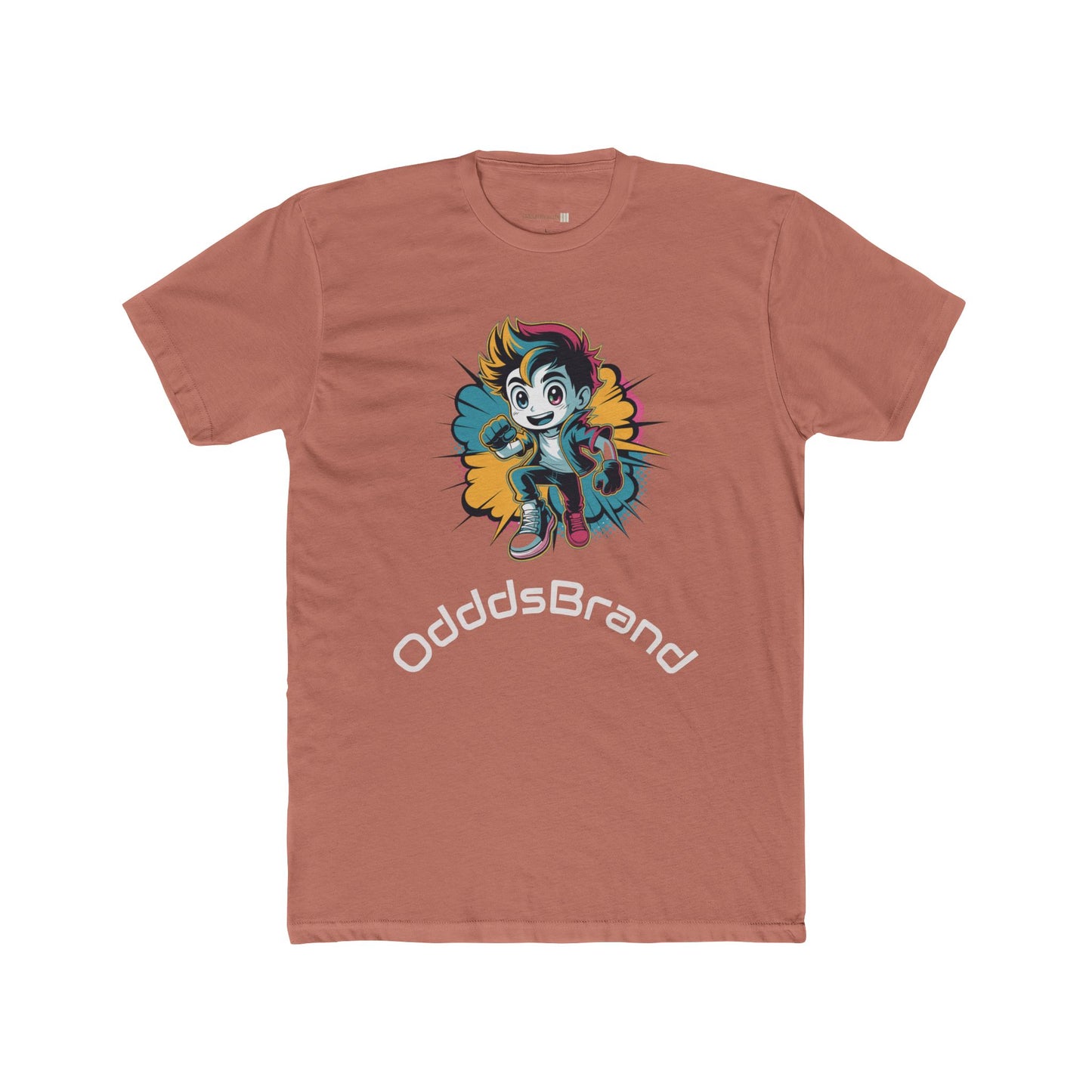 Colorful Graphic Unisex Cotton Crew Tee