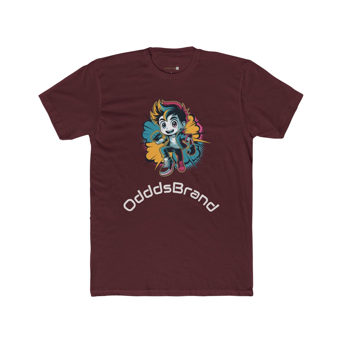 Colorful Graphic Unisex Cotton Crew Tee