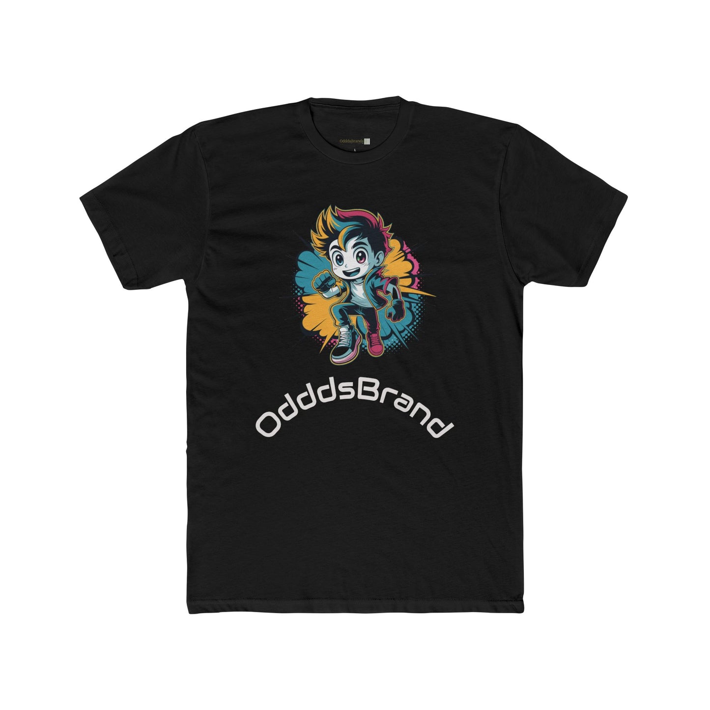 Colorful Graphic Unisex Cotton Crew Tee