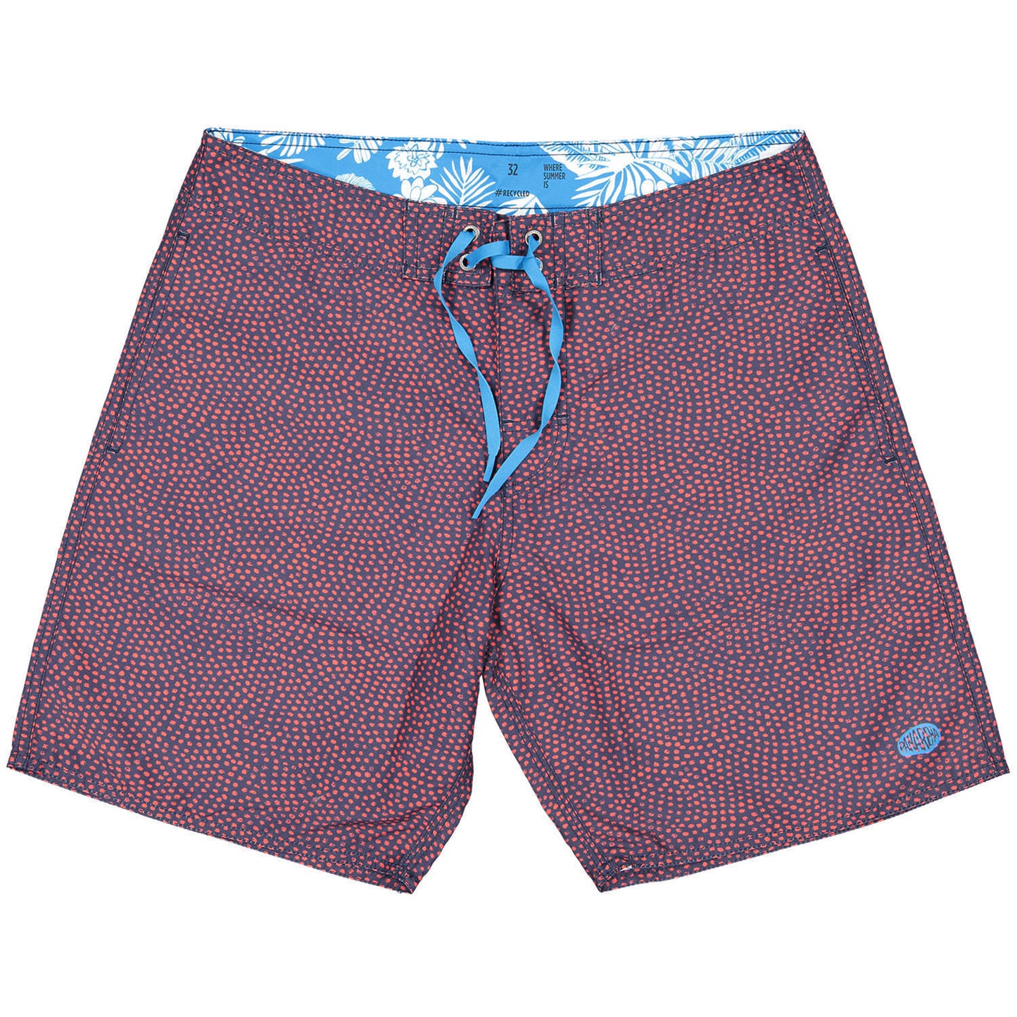 GOLORITZE Beach Shorts | Navy, Red