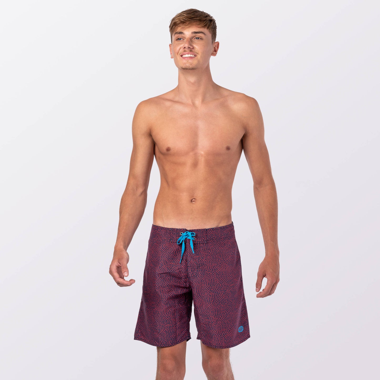 GOLORITZE Beach Shorts | Navy, Red