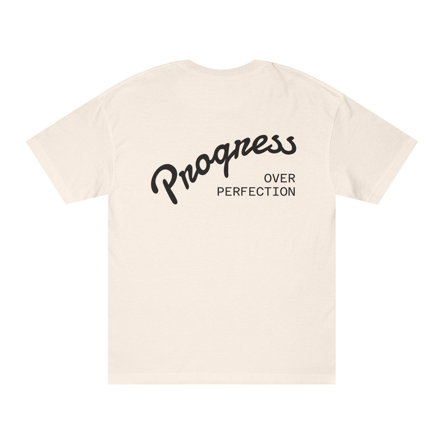 Motivational Unisex Classic Tee - Progress Over Perfection