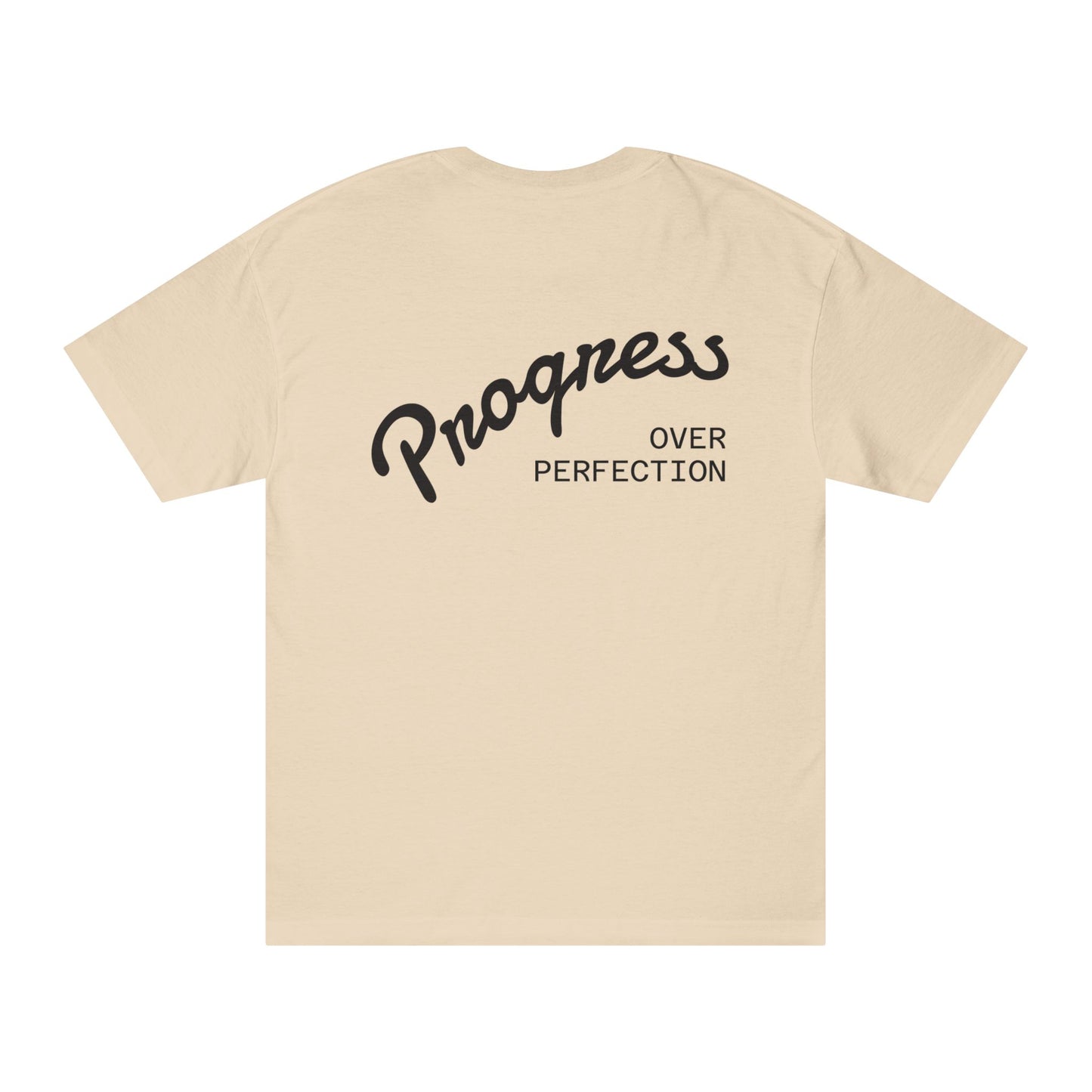 Motivational Unisex Classic Tee - Progress Over Perfection