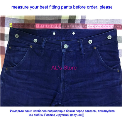 RockCanRoll Read Description! Heavy Weight Indigo Selvage Unwashed Pants